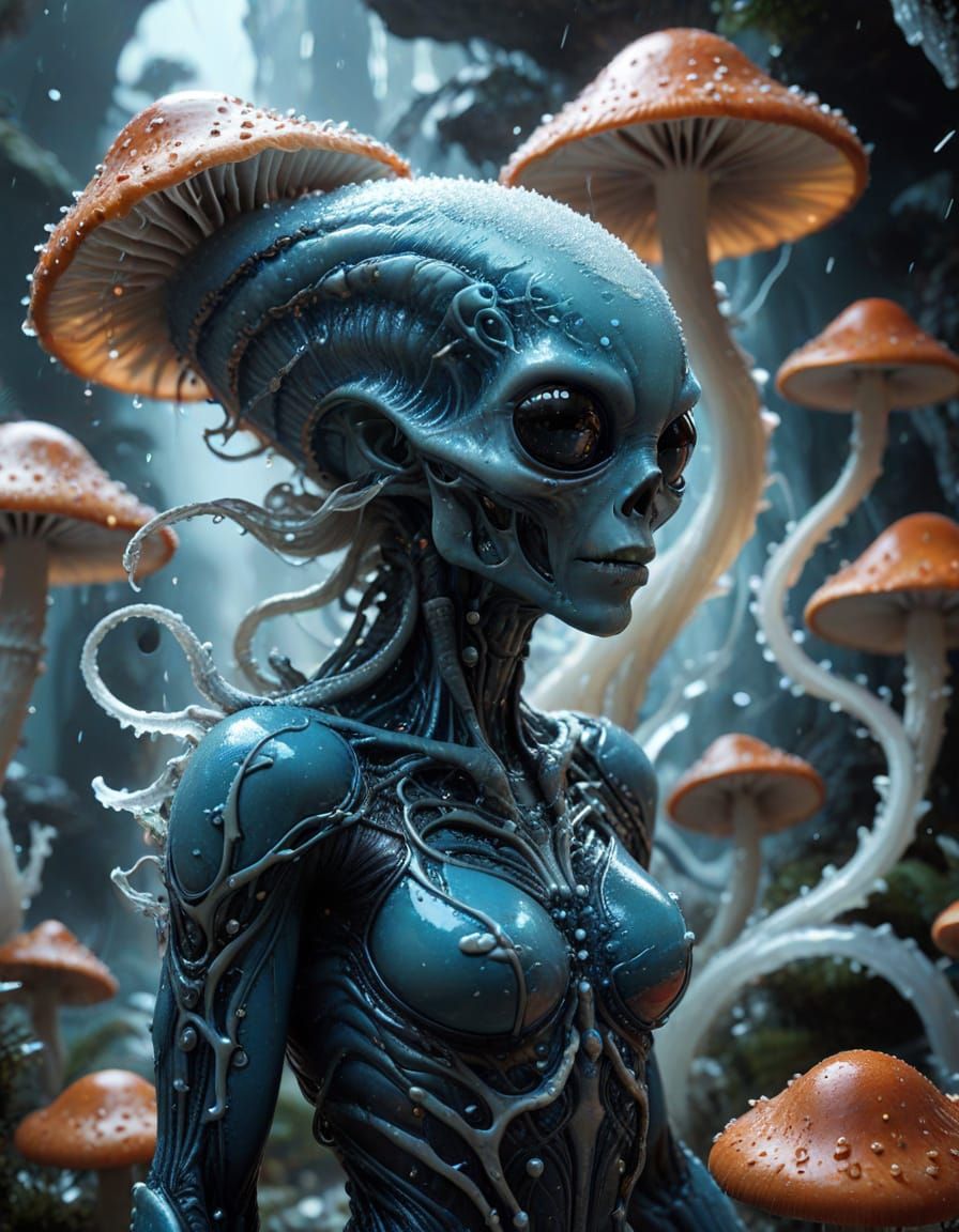 Surreal Encounter in a Whimsical Realm