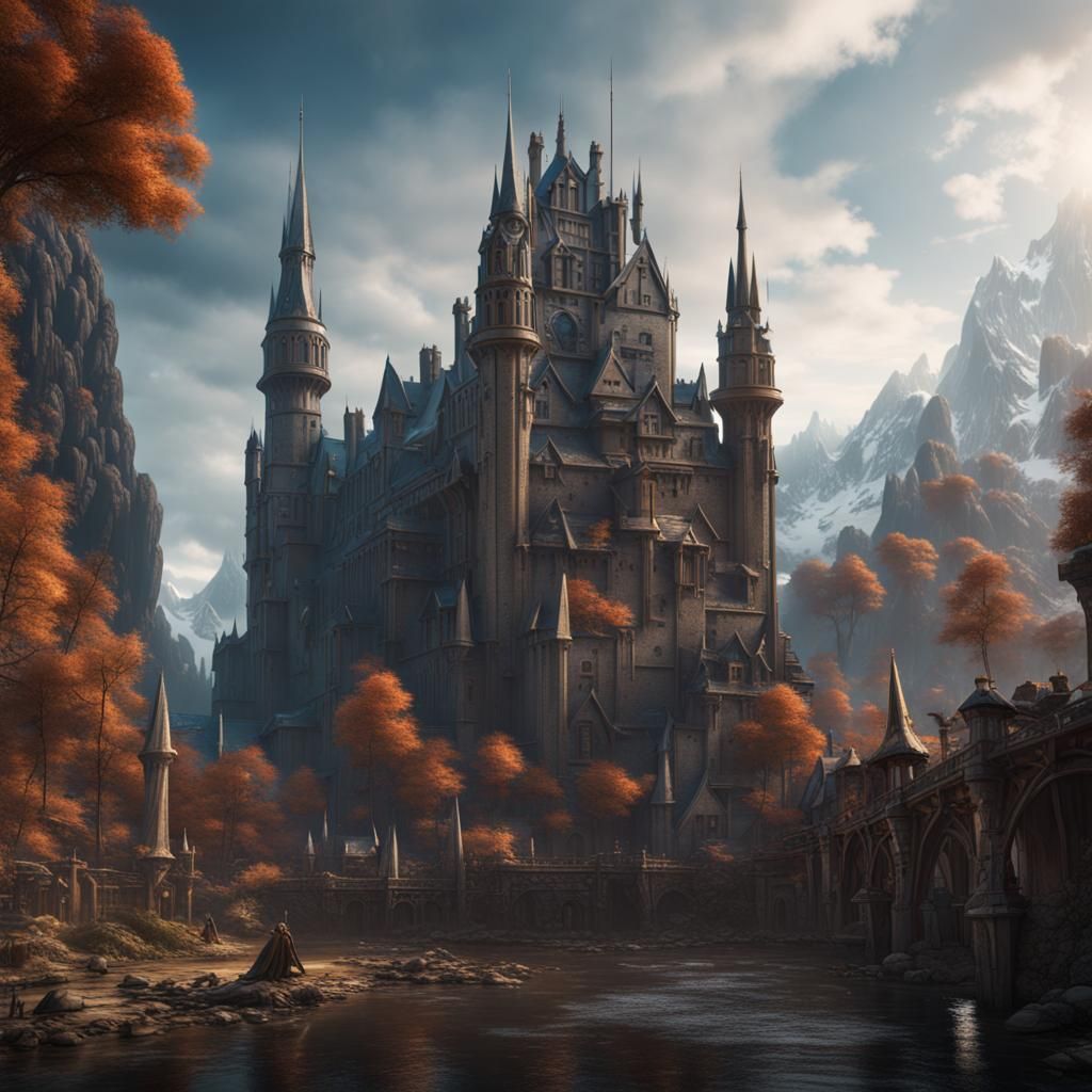 Medieval Sci-Fi Fusion Concept Art