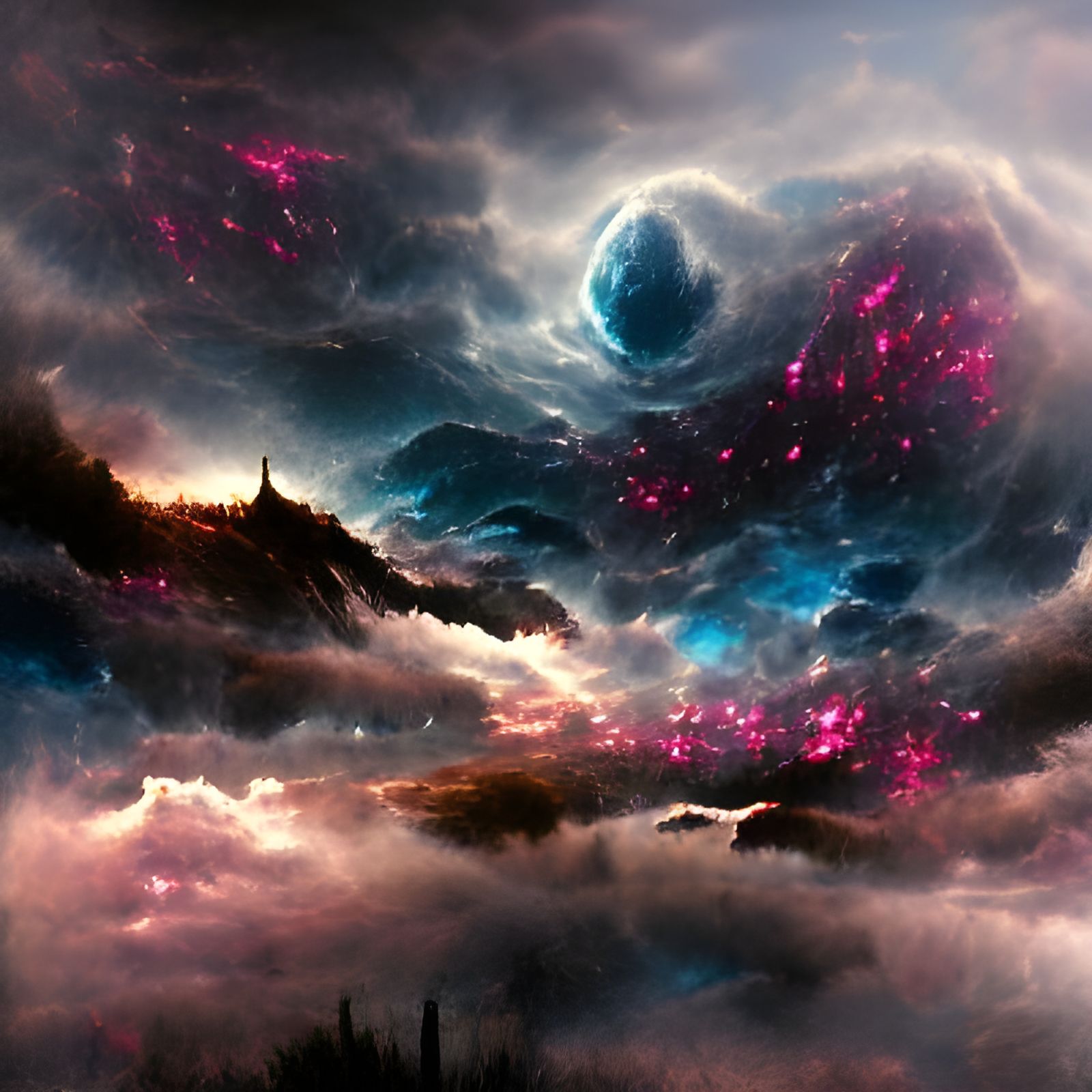 Epic Nebula: Digital Matte Painting