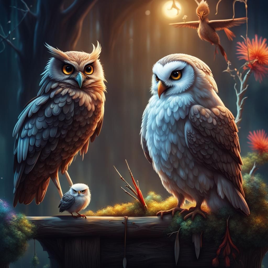 Dark Fantasy: The Wise Owl's Counsel