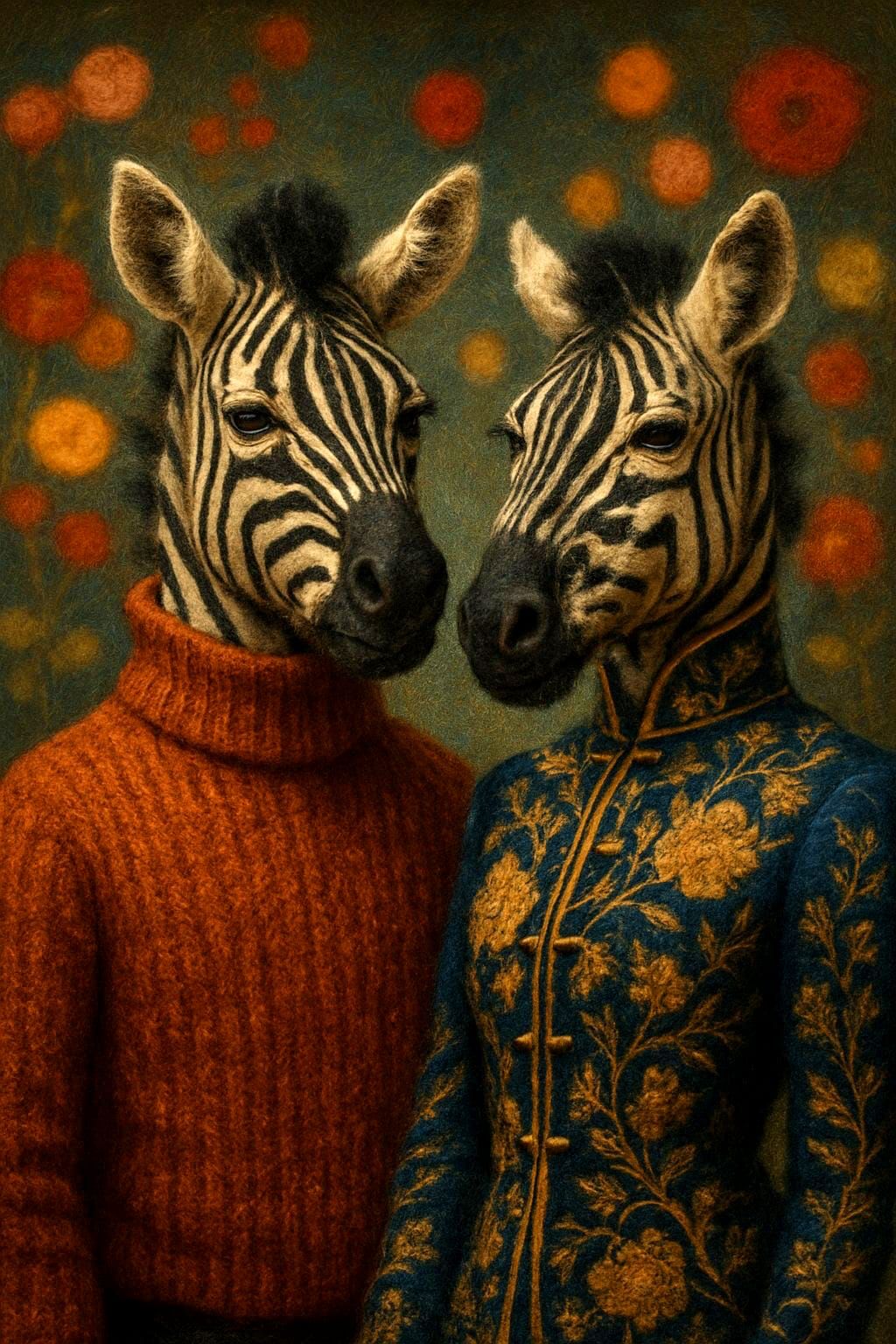 Woolen Outfit For Elegant Zebras