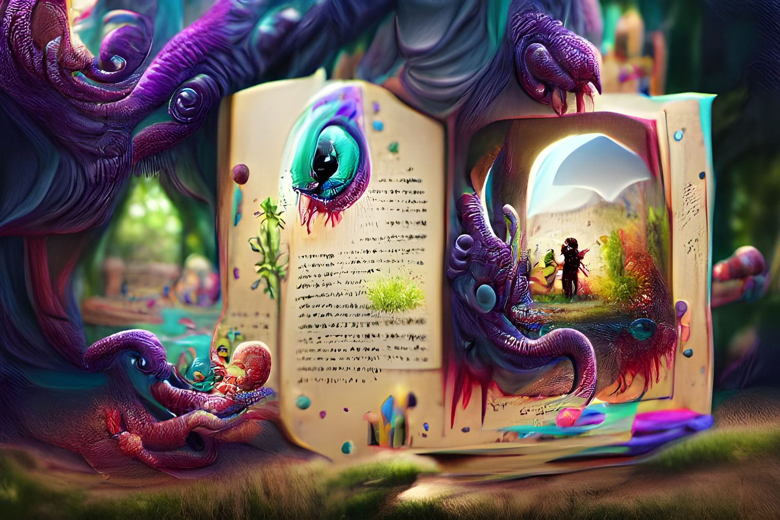 Detailed Eldritch Storybook Illustration in 8K Resolution