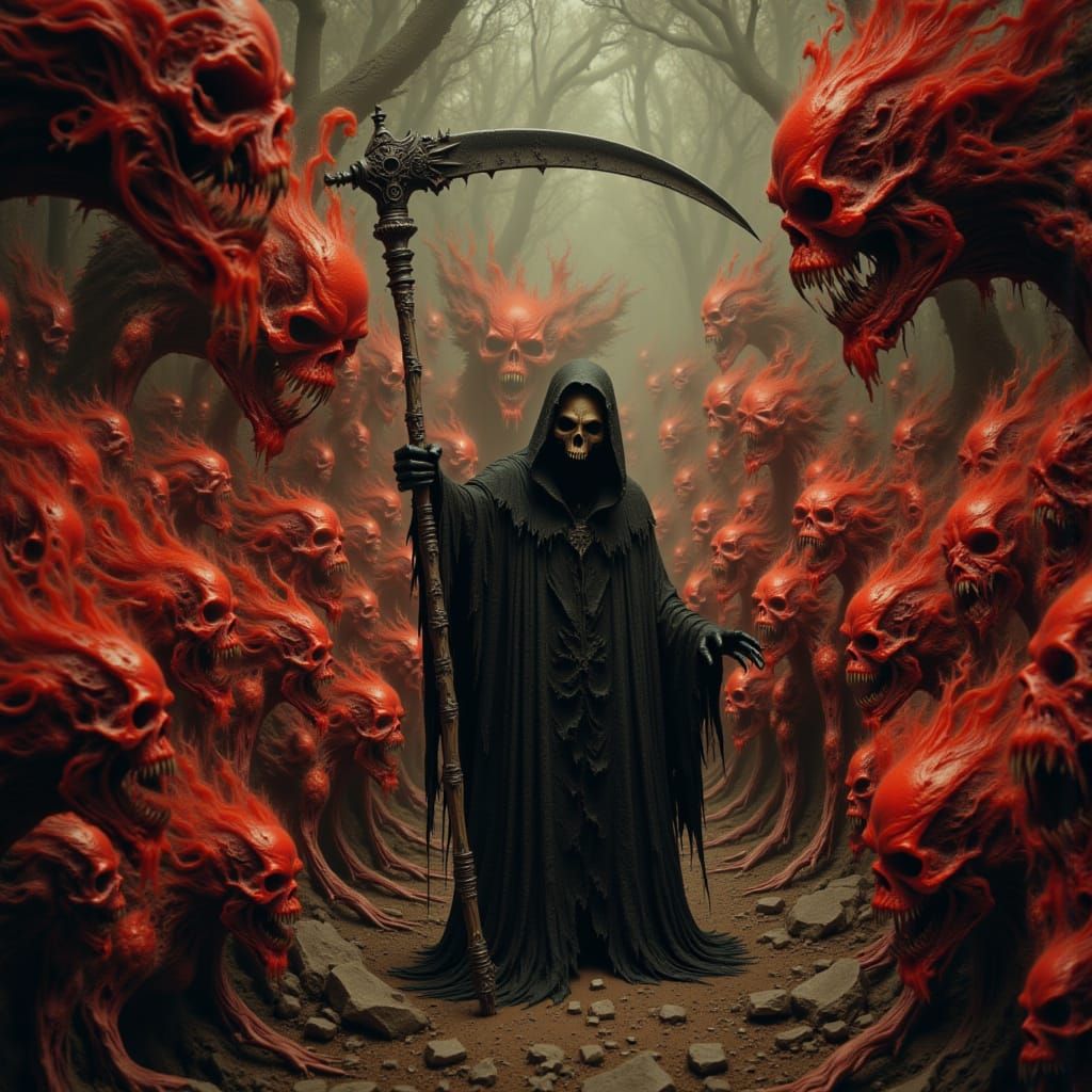 Grim Reaper in Hell VHS Style