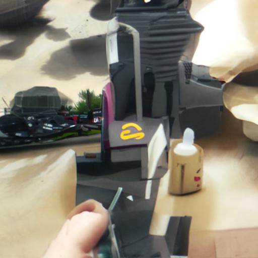 Stick Figure Selfie at McDonald's: Matte Painting