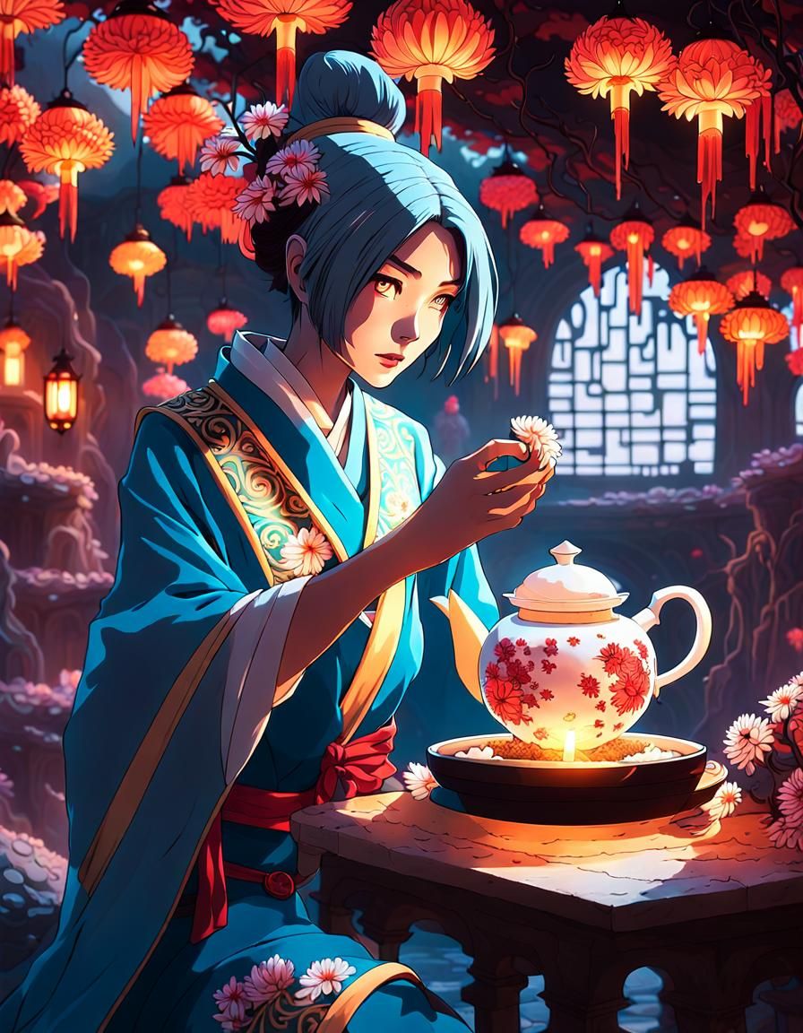 Haju-Jin, one of those who ships dead to the underworld, evil neutral