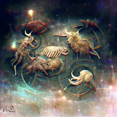 Zodiac Sign Celestial Art