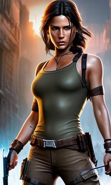 Millie Bobby Brown as Lara Croft 219