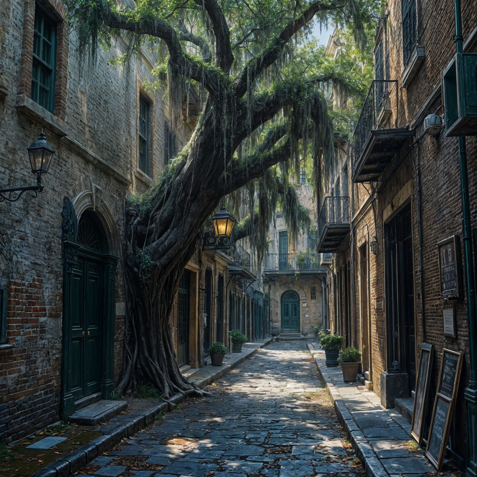 Timeless Mystique of Pirate's Alley in New Orleans French Qu...