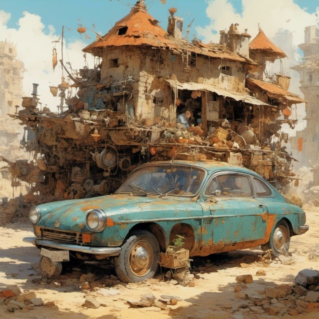 1958 Morris CRX Side View Illustration