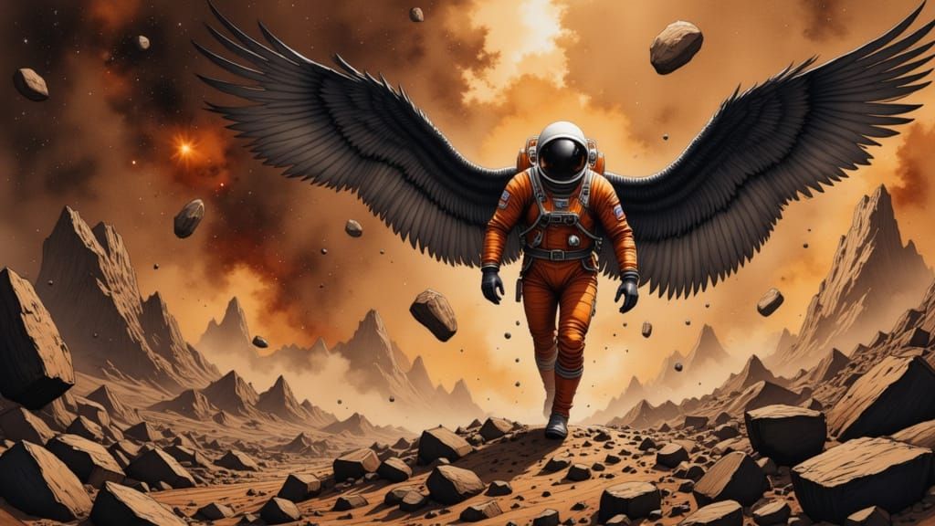 Caffeine Spaceman Angel