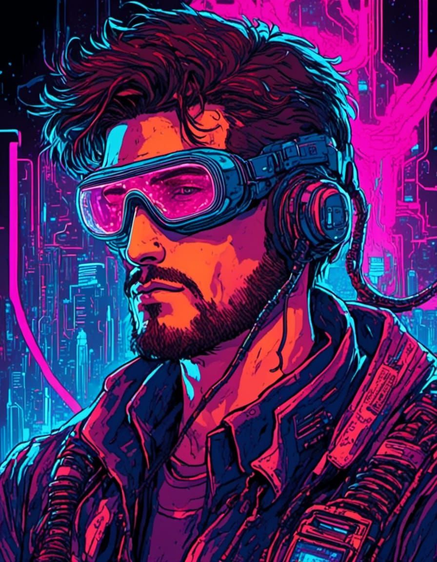 Alternate Book Cover for "Neuromancer" by William Gibson