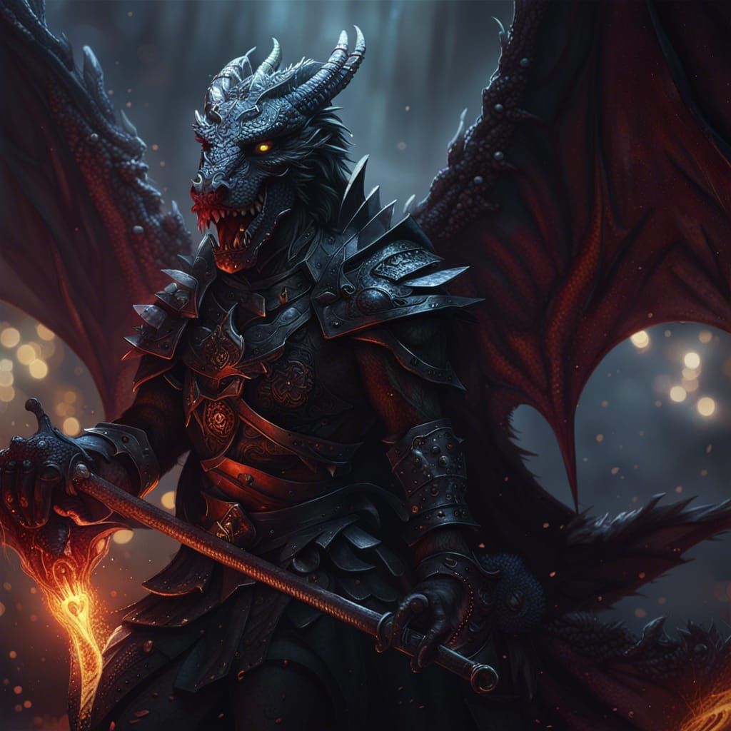 The Dark Dragon Warrior