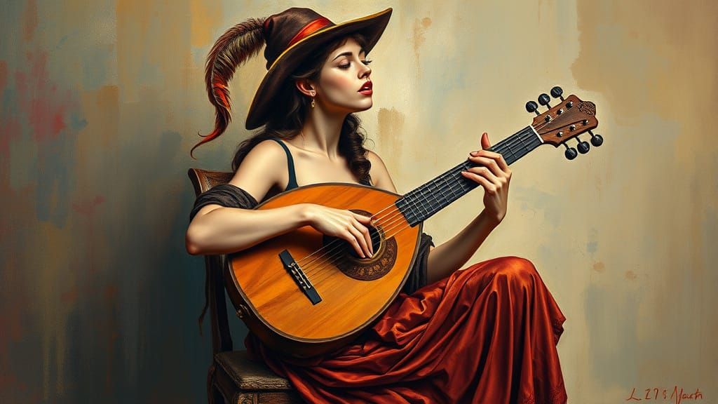 20th Century Expressionist Bard in Rapturous Song