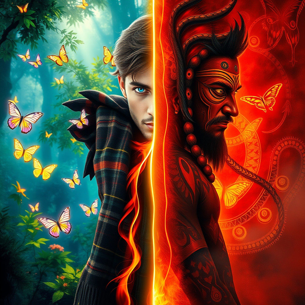 Dual-Natured Figure in Forest and Māori Realms