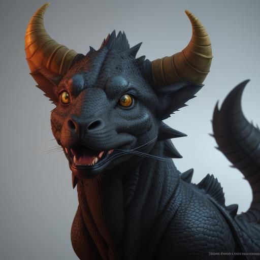 Pixar-Style Tazelwurm Creature Concept Art