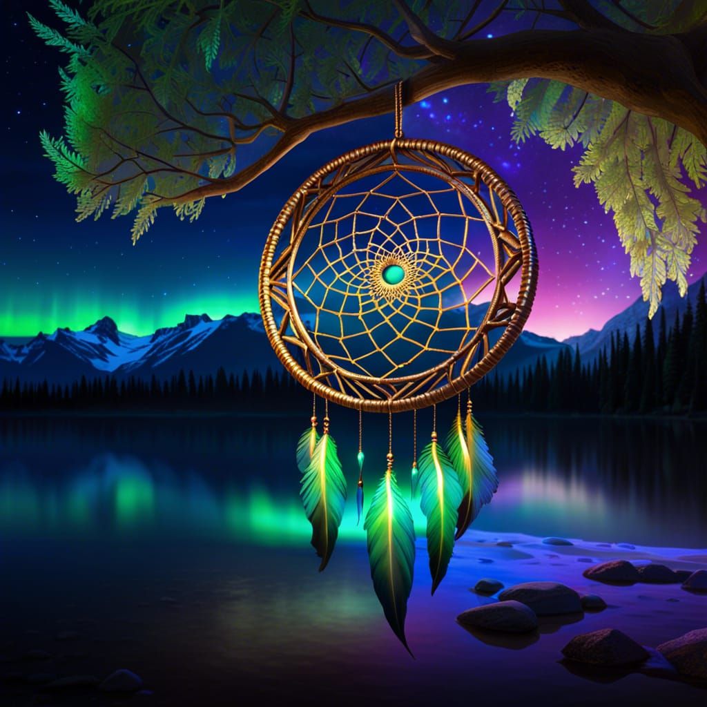 Aurora Borealis Dream Catcher Concept Art