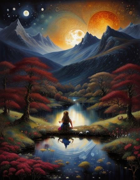 <lora:MILLENNIUMSDv1point5:1.0> 8M 
ALMOST 😆 A WOMAN SITTIN...