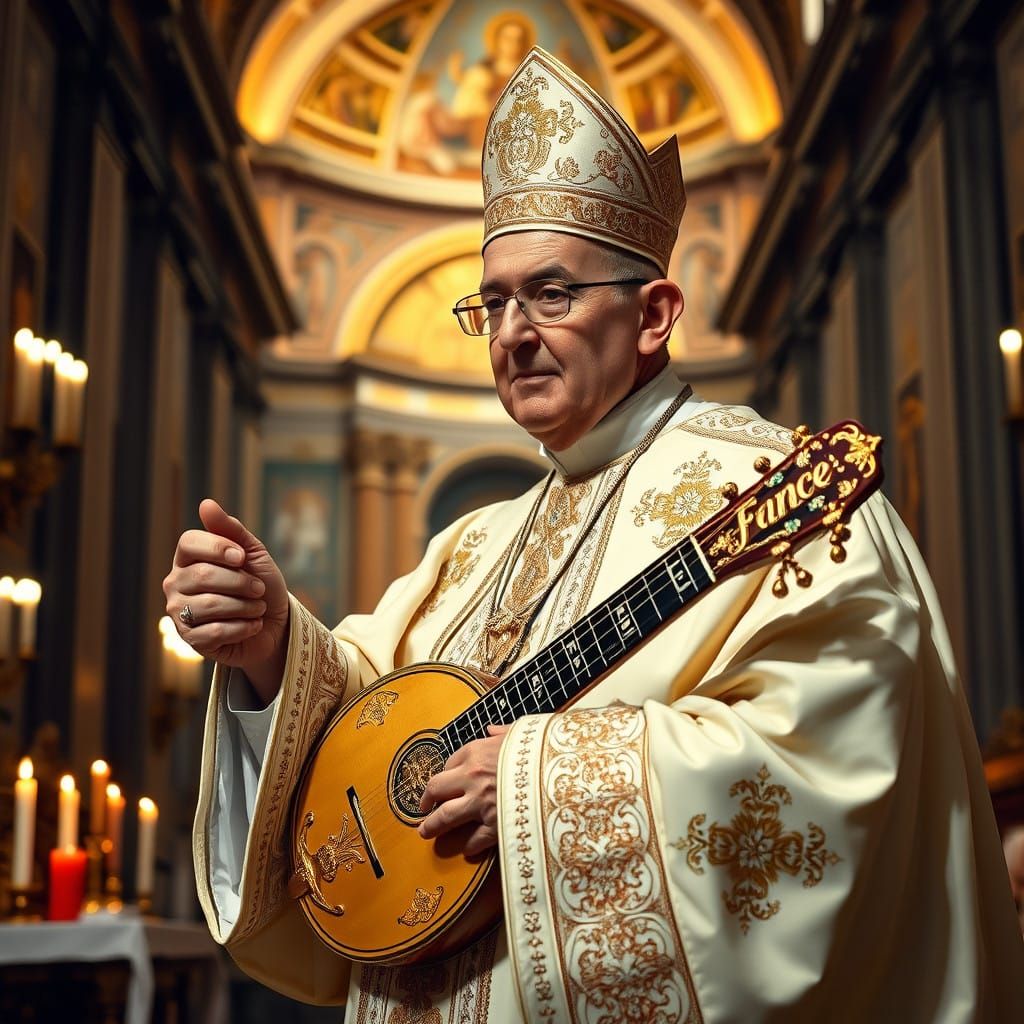 Pope Francis Celebrates Christmas in St. Peter's Basilica wi...