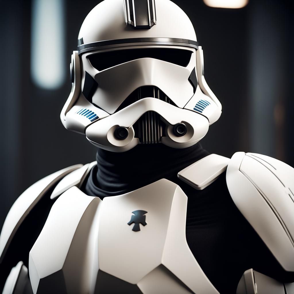 Clone Trooper in 3D Game Cinematic Style