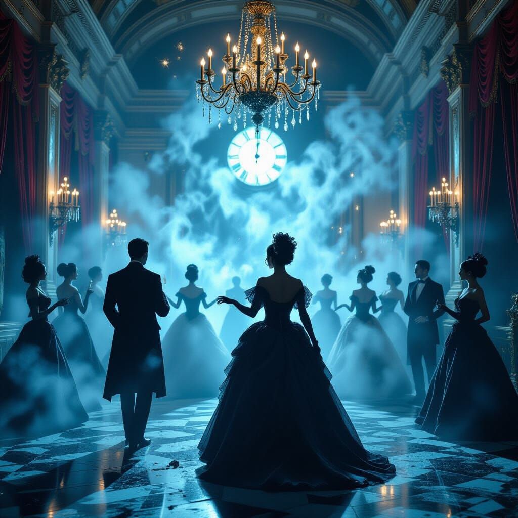 Haunted New Year's Ball in Decaying Ballroom