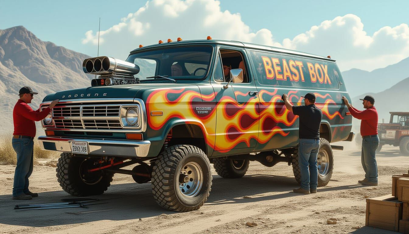 1970 Dodge Van "BEAST BOX" with V8 Blower