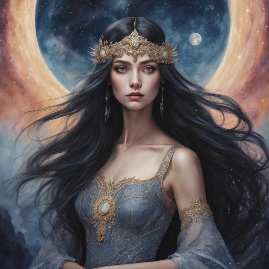 Ethereal moon Goddess