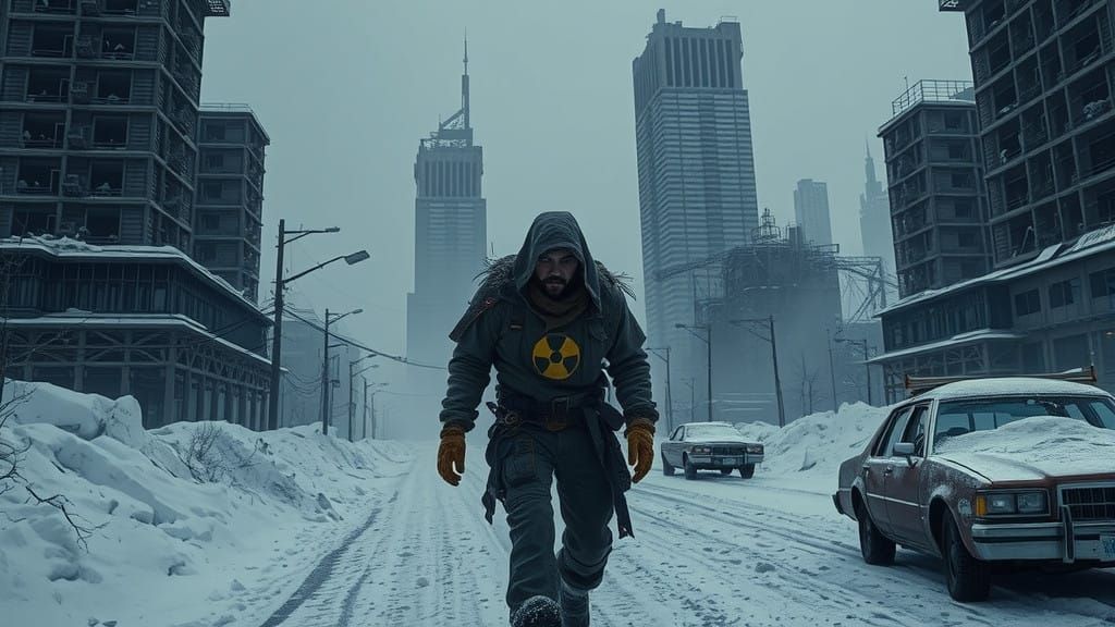 Post-Apocalyptic Wasteland in Nuclear Winter