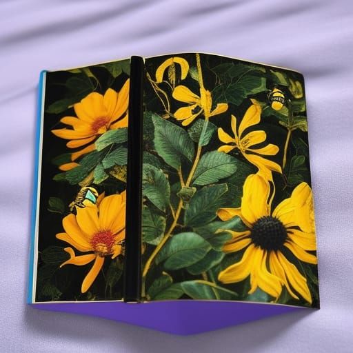 Bee on Flower in Flemish Baroque Style