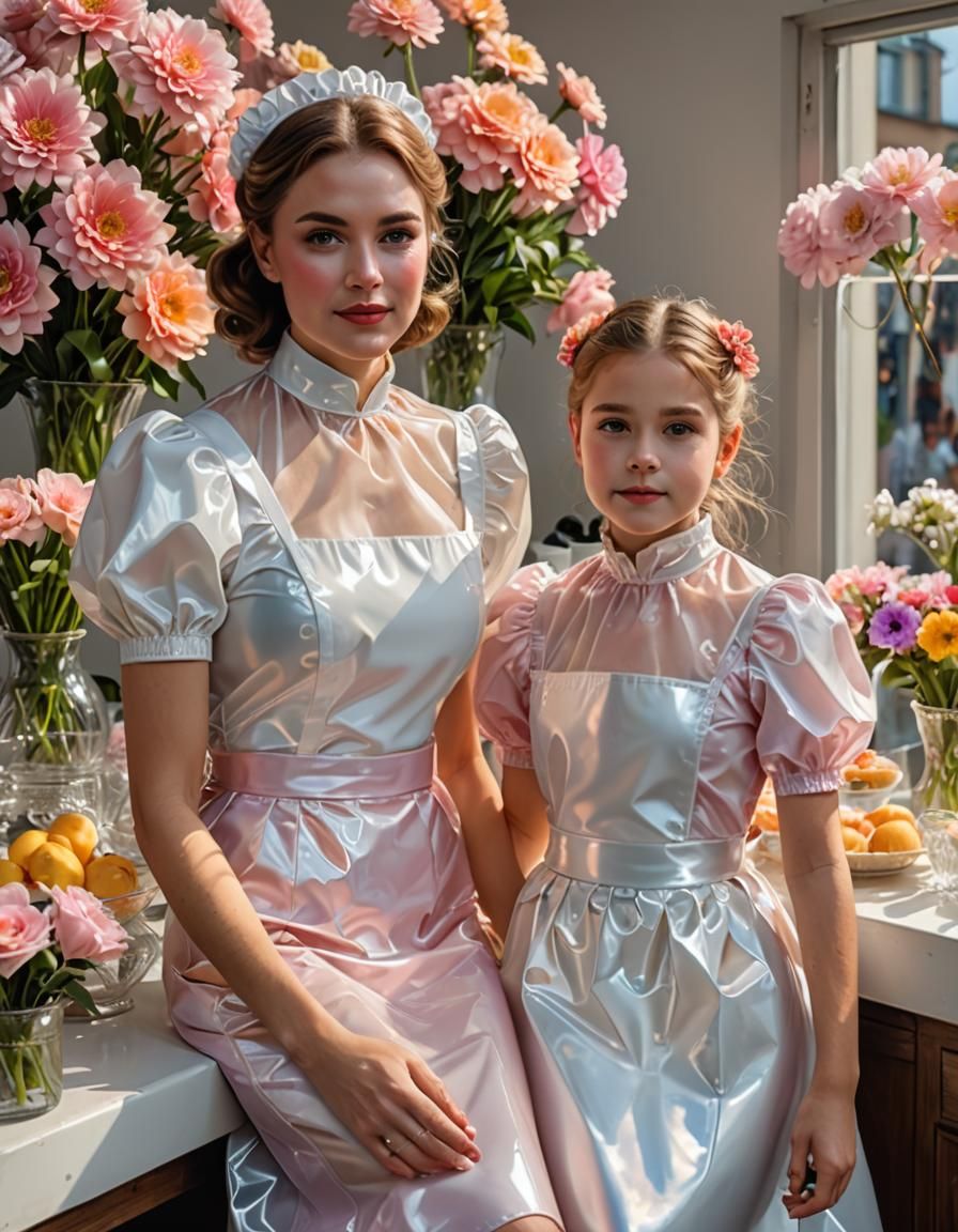 Mothers and Daughters in Shiny Plastic Dresses