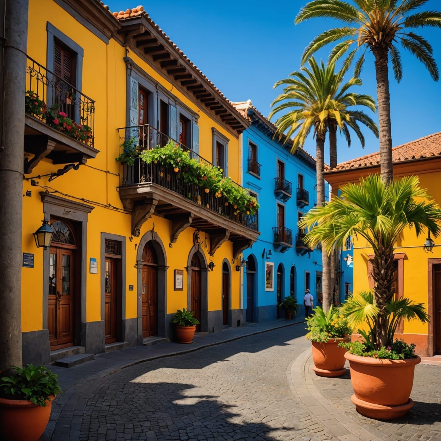 Picturesque Puerto de la Cruz, Tenerife Coastline