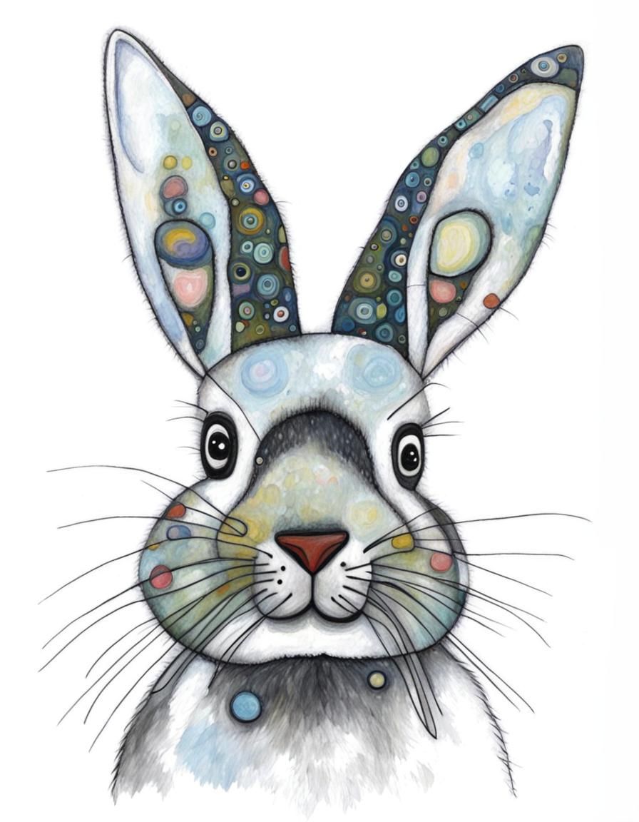 CUTE THE WHITE BUNNY