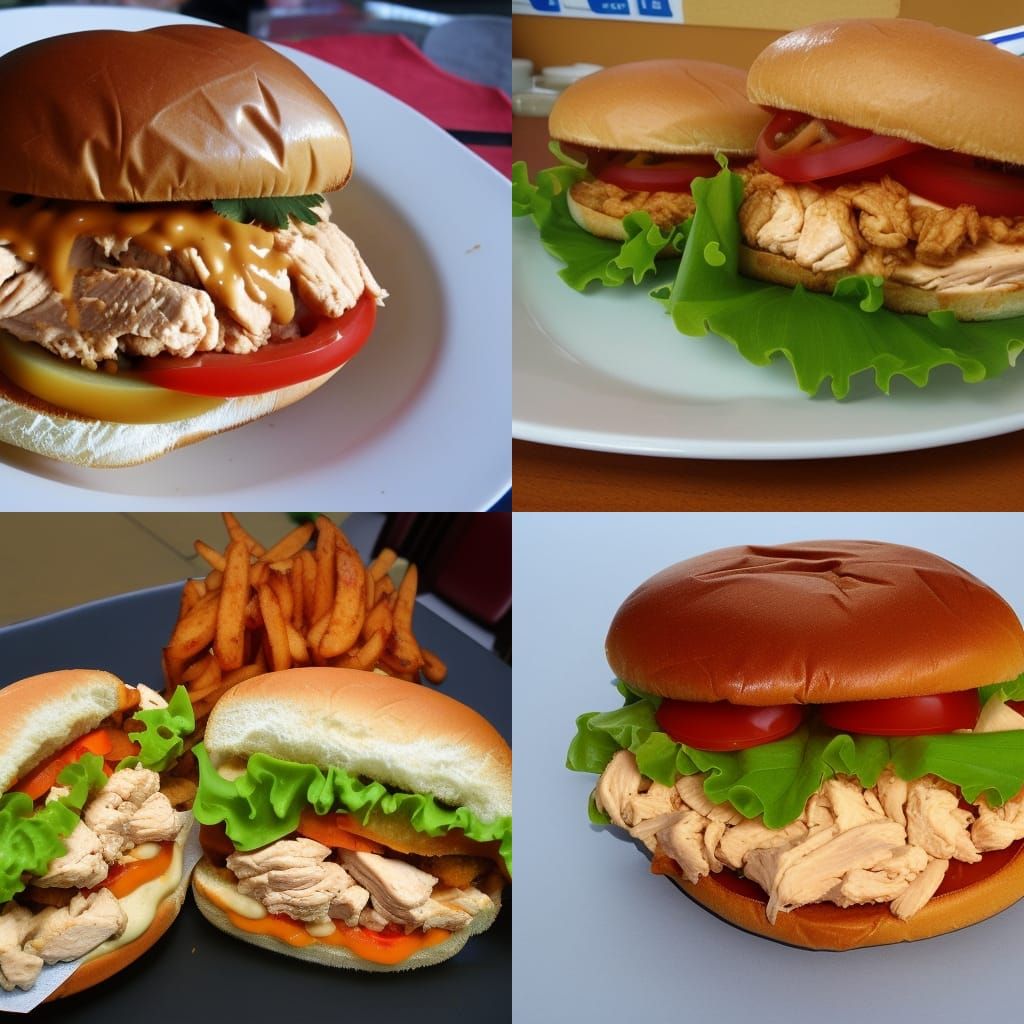 Nuclear Spicy Chicken Sandwich: Fiery Heat