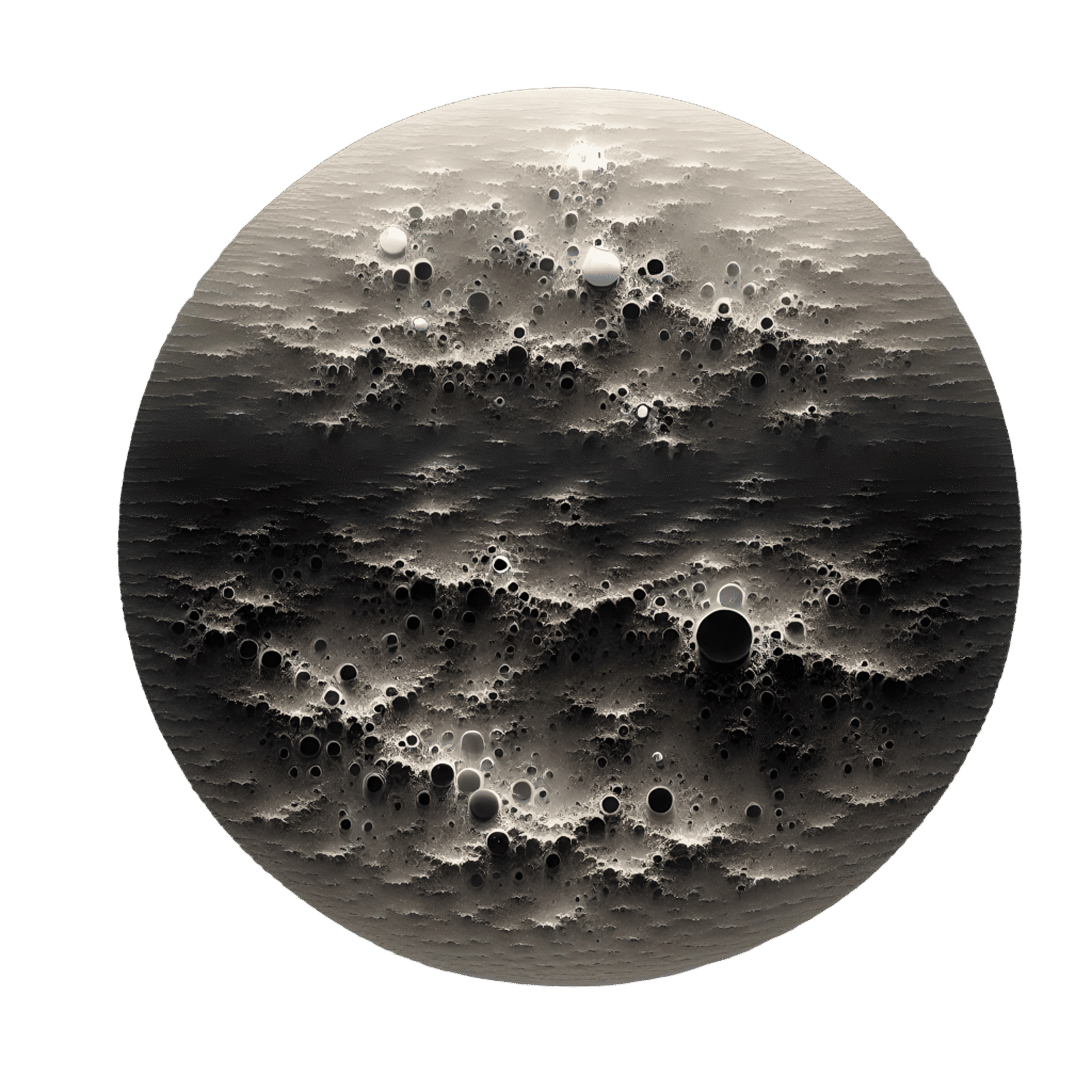 Abstract Monochrome Image of Void and Nothingness