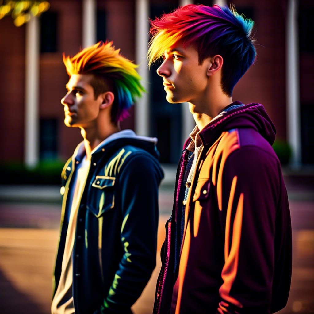 Gay Couple's Award-Winning College Campus Photo