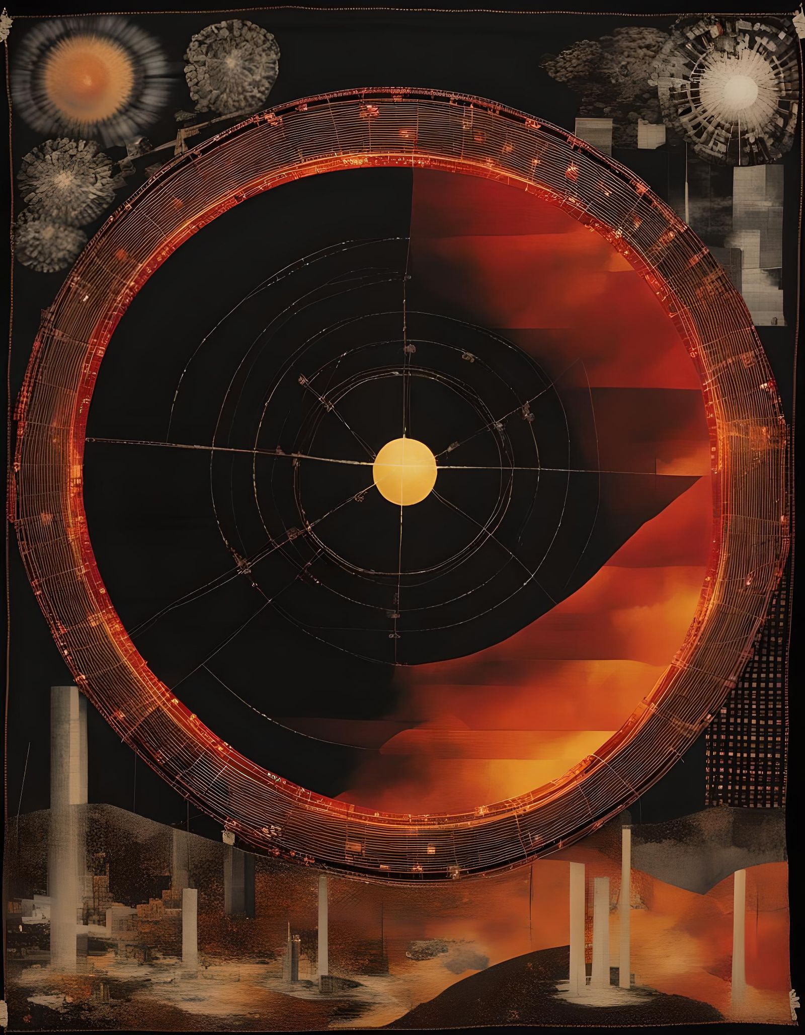 Stardust Tapestry: A Moonshine-Fueled Color Photogram