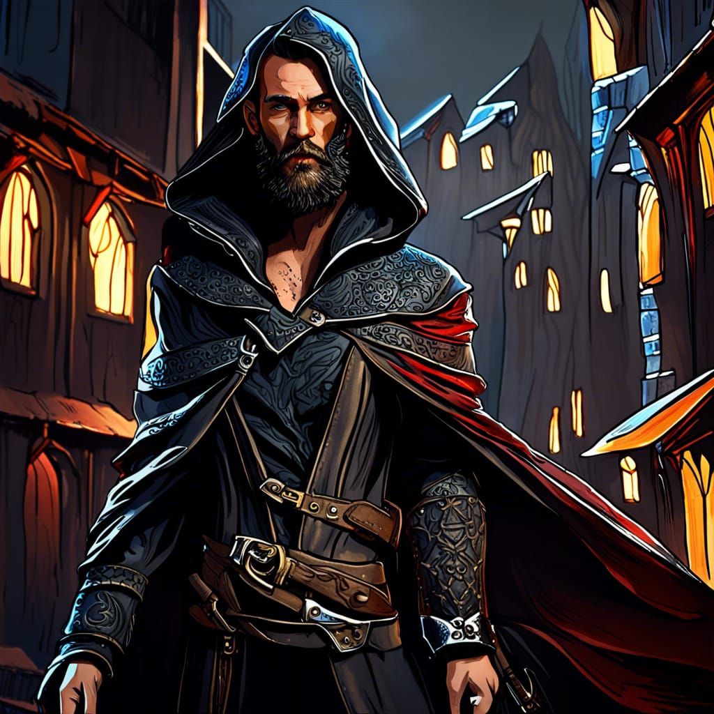 Billy Huxley: Dark Leather Assassin in Unreal Engine 5