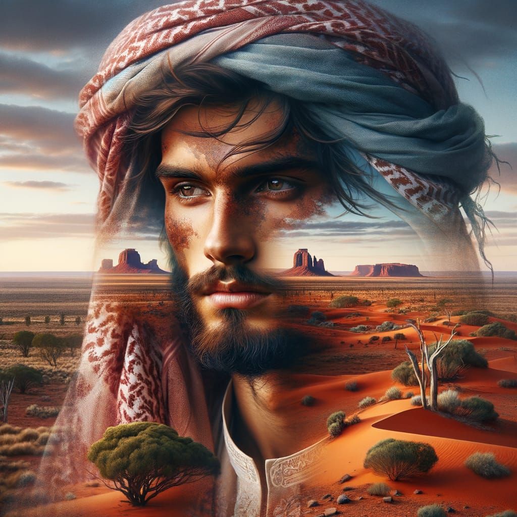 Middle Eastern Sheik Unites with Australian Outback in Stunn...