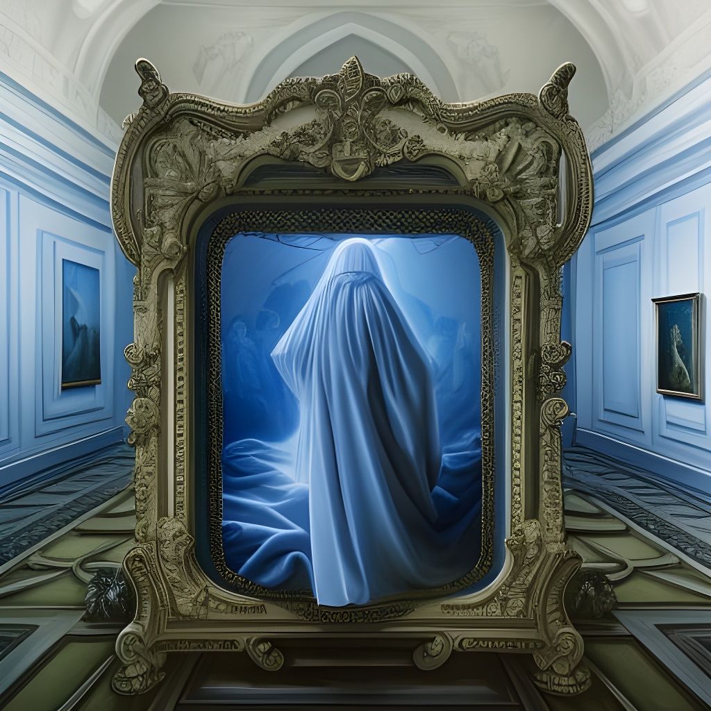 Eerie Gallery: Crowd in Floating Nightgowns