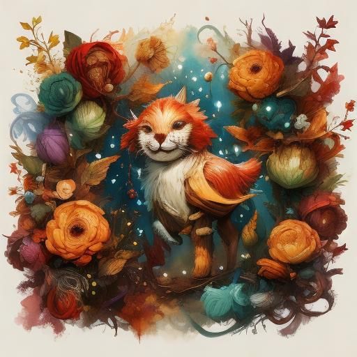 Evil Tinkerbell: A Dark Fantasy Oil Painting