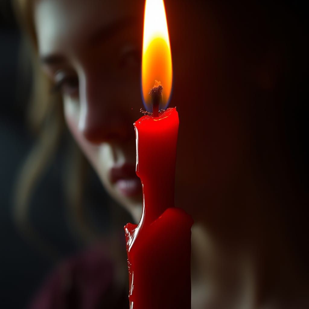 Sensual Dystopian Portrait in Caravaggio Style