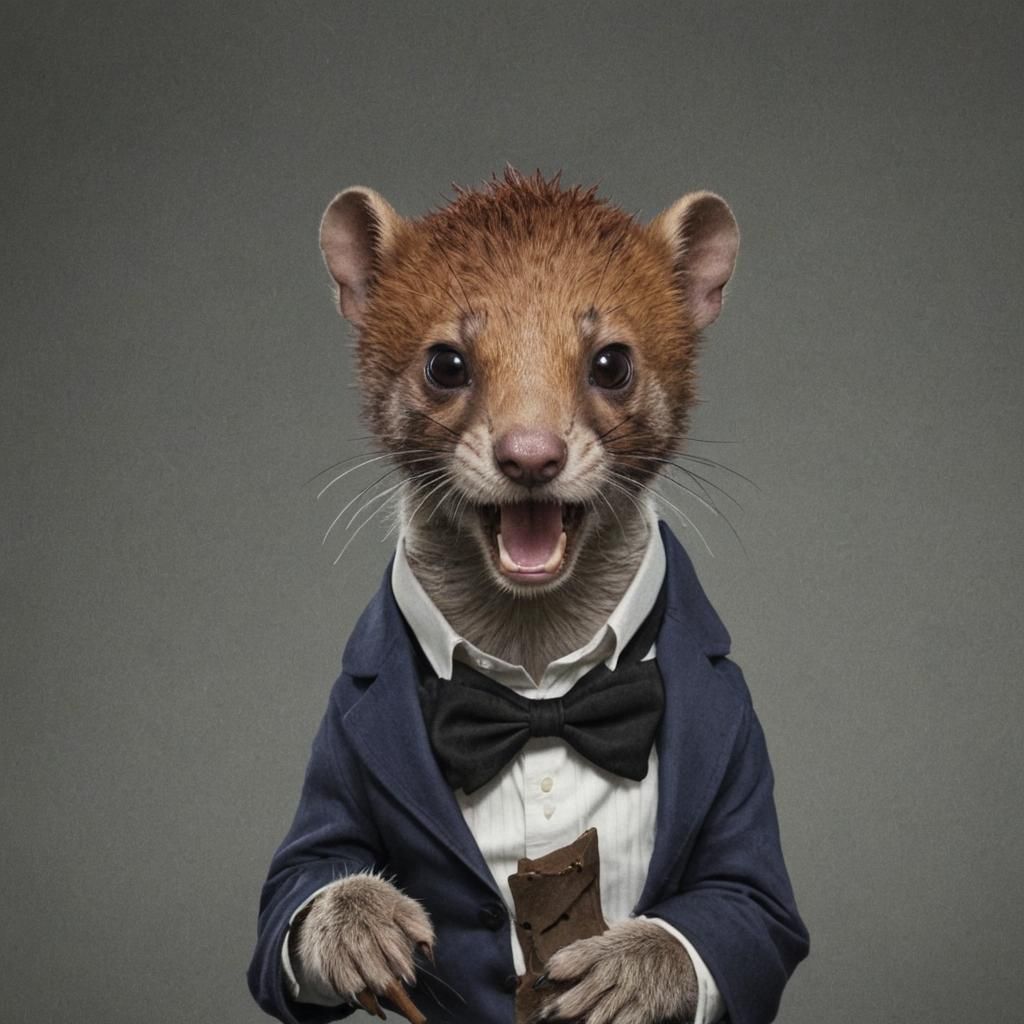 High-Resolution Image of an Intense Weasel