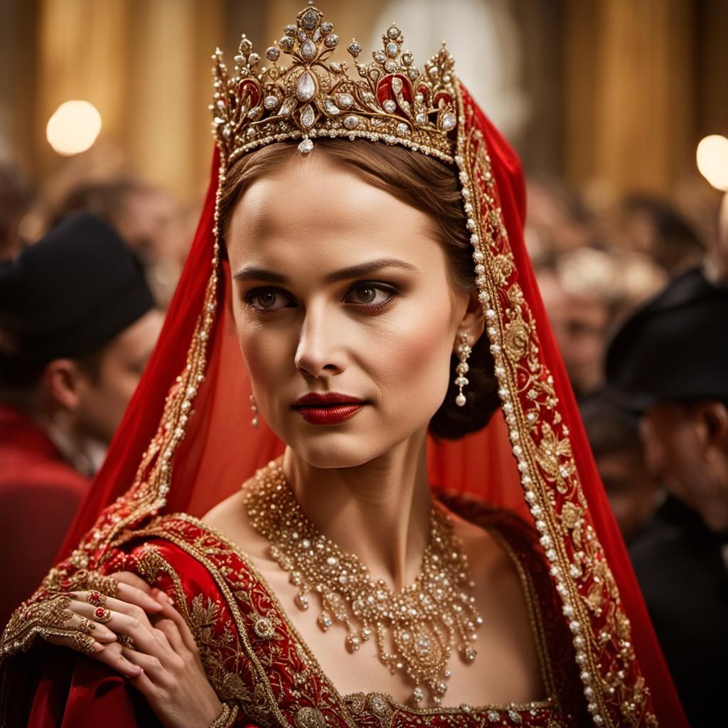 Natalie Portman as Eudoxia Lopukhina in Red Taffeta