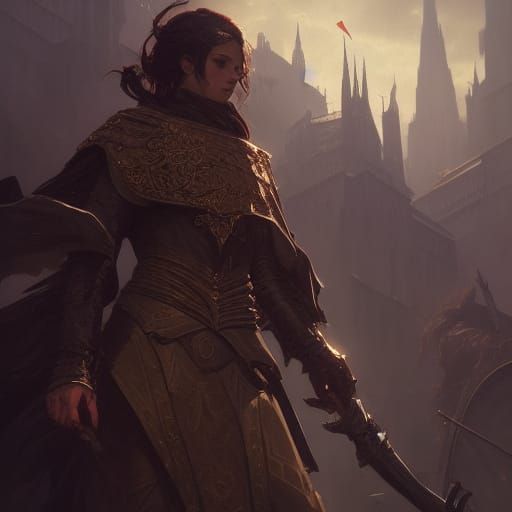 Dark Fantasy Crusaders with Dynamic Lighting