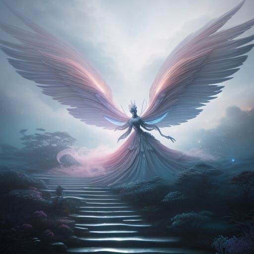 Celestial Fairy Goddess in Ethereal Splendor