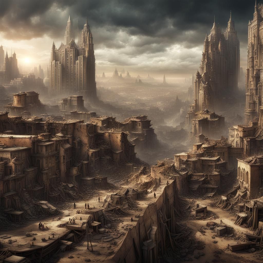 Epic City of Dirt: Digital Matte Painting