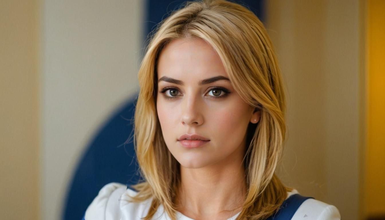 Hotel Scene with Dark Eyes