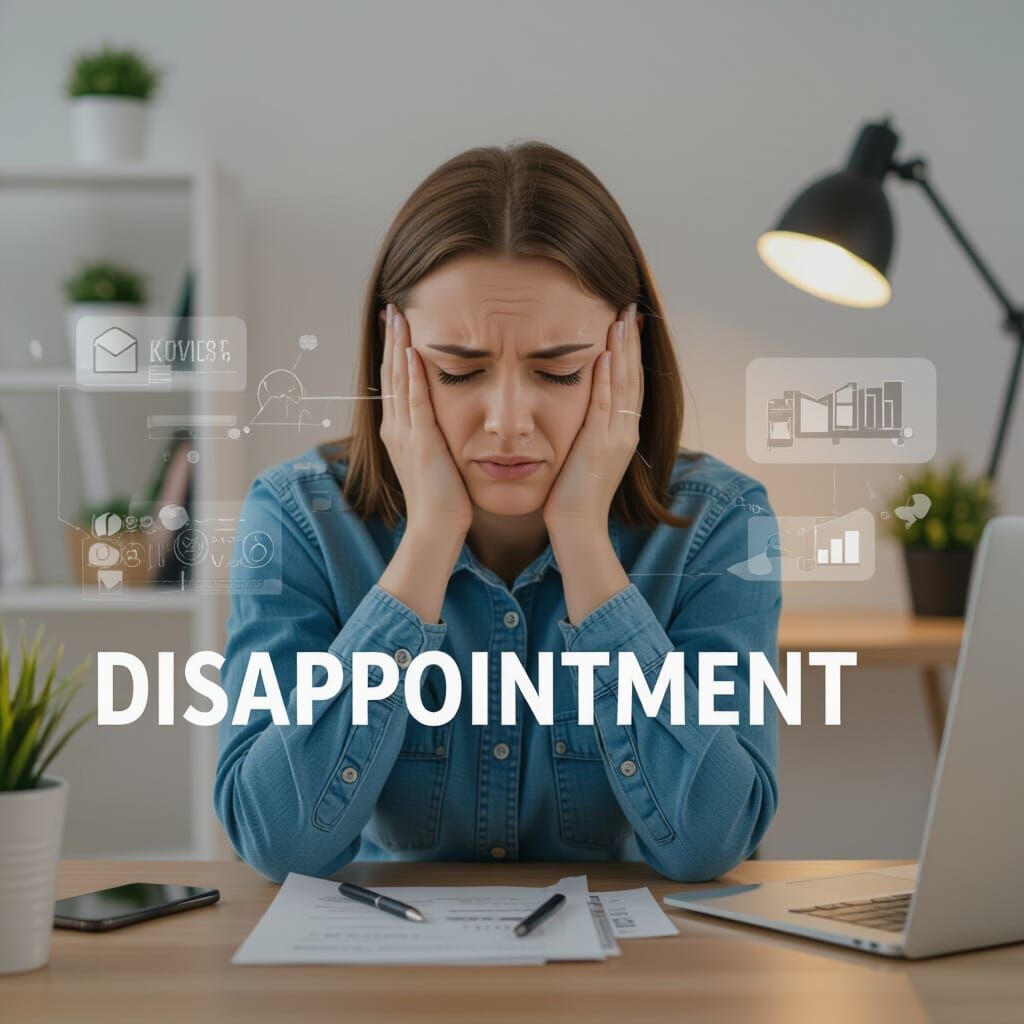 AI Generated Image of Disappointment