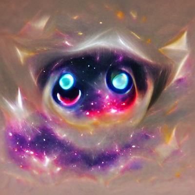 Surreal Cosmic Eye in Space