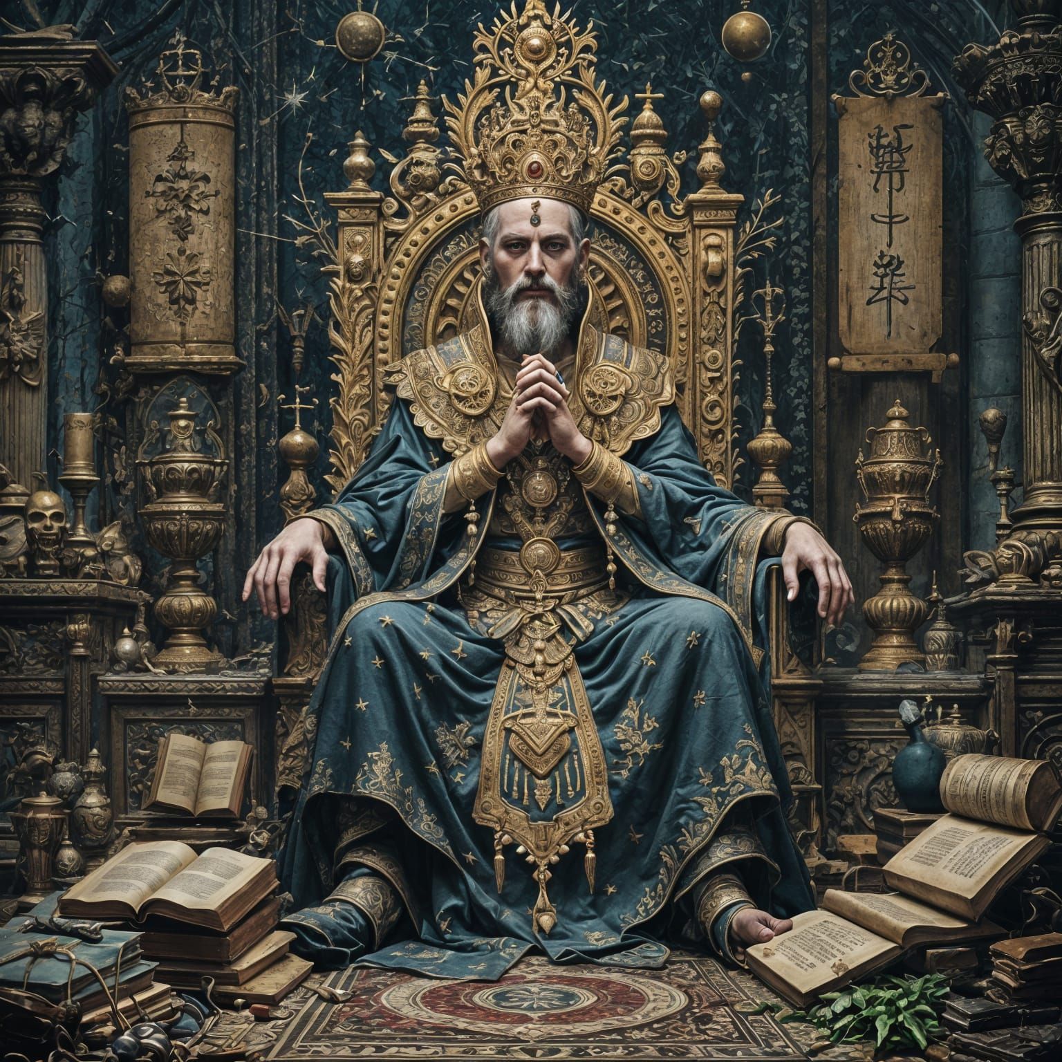 Colliding Cultures: A Surreal Depiction of Deceit