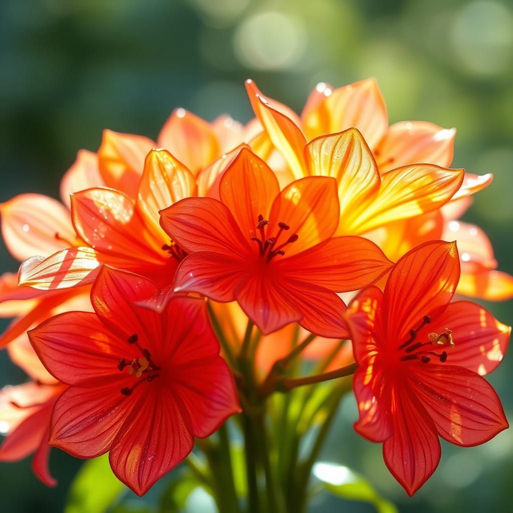 Whimsical Glass Bouquet in Vibrant Hues